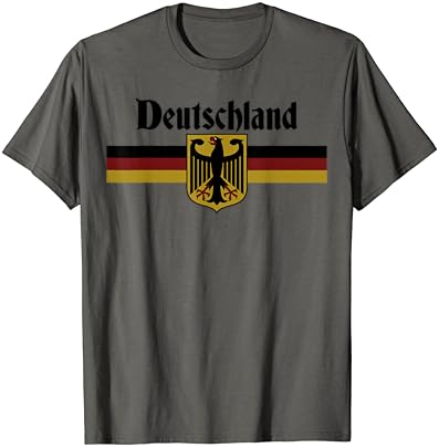 גרמניה גרמניה דגל מעיל של זרועות נשר באנר בציר חולצה