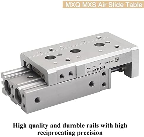 סוג NESHO מוט כפול מסילה שקופית אוויר צילינדר פנאומטי MXS12-100 MXQ16 MXS12L MXQ16L נשא 12 מכה 16 ממ