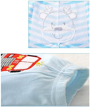 MonveCle Baby Boy 5 PCS חבילה יילוד לפעוטות לקיץ כותנה מכנסיים קצרים קצרים סט מתנה 9M