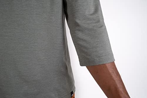 חולצת נאש 3/4 לגברים פלילו-ג ' רזי שרוול קל משקל באורך 3/4 לאופני הרים