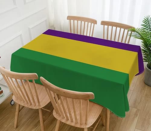 מרדי גרא מפת שולחן נשף מסכות קרנבל נושאים מסיבת קישוט בשלושה צבעים מטבח אוכל חדר שולחן כיסוי דקור-60