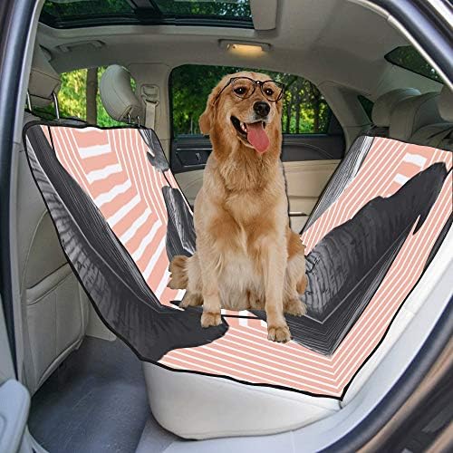 כיסוי מושב כלב מותאם אישית אופנה עיצוב סגנון יצירתי מגניב הדפסת רכב מושב מכסה לכלבים עמיד למים