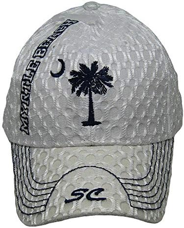 רוחות סחר רקומות רשת/נייבי רשת דרום קרוליינה SC Myrtle חוף כובע כובע כובע