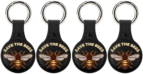 לחסוך את דבורים מגן מקרה תואם עבור איירטאג אנטי אבוד איתור מחזיק עם מפתח טבעת עבור ארנק צווארון מטען