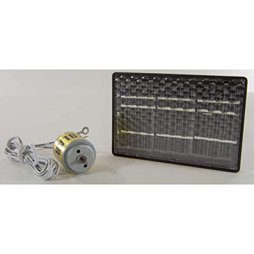 ערכת מנוע סולארית של ר. ס. ר. אלקטרוניקה-כוללת מודול תאים סולאריים של 1 וולט / 400 מיליאמפר, מנוע סולארי