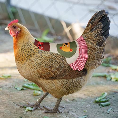 Ruio Pet Pet Gleece Sweater Sweater Sweater Chicken Shopdle סינר תרנגולת עם רצועות אלסטי