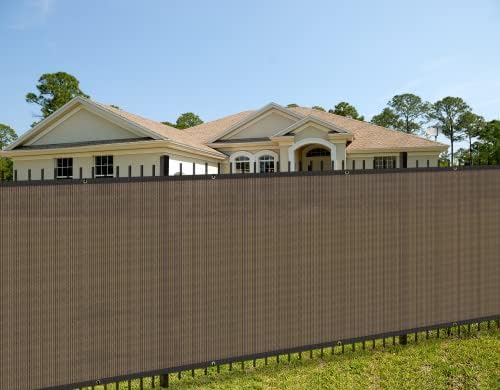 קארבור 8 'איקס 50' שמשה קדמית מסך פרטיות גדר חומה,עם כריכות & מגבר; לולאות, חובה כבדה עבור מסחר ומגורים,