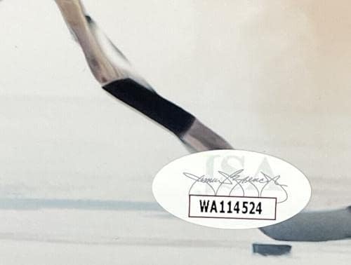 אריק לינדרוס חתום על פליירים פילדלפיה 8x10 צילום HOF 16 JSA ITP - תמונות NHL עם חתימה