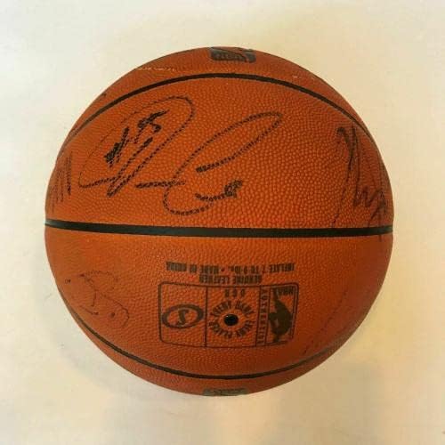 קבוצת קובי בראיינט 2010-11 קבוצת לוס אנג'לס לייקרס החתימה כדורסל עם JSA COA - כדורסל חתימה