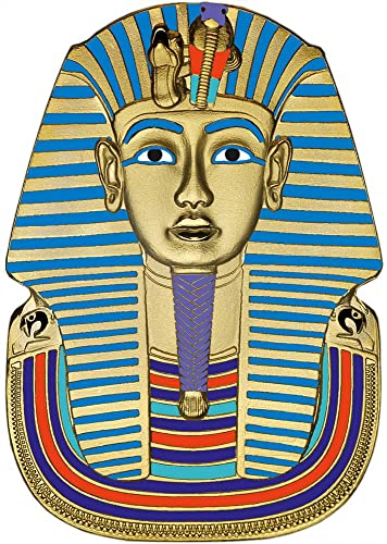 2022 דה מורשת של מצרים Powercoin Tutankhamun מטבע מתכת בצורת מטבע 2 CEDIS GHANA 2022 גימור עתיק