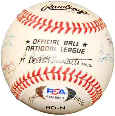 נציבי MLB צ'נדלר קון ג'יאמטי וינסנט אובררוט חתום בכדור עם מקרה - כדורי בייסבול עם חתימה