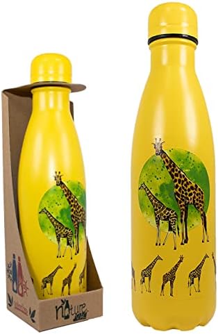 Naturevac - ג'ירפה מ- Deluxebase. בקבוק בקבוק אבק נטול חוזר של BPA BPA לשימוש חוזר