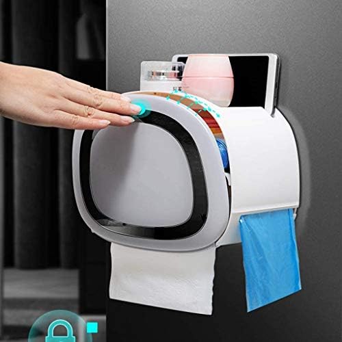 קופסת רקמות אמבטיה ZLDXDP, מחזיק נייר טואלט, מגש שירותים, צינור נייר אטום למים נטול אגרוף