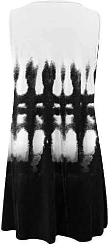 שמלות פרגיות לנשים קיץ מזדמן פרחוני מודפס שמלה ללא שרוולים חלול חוף רופף מיני קצר