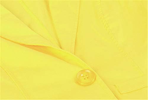 Andongnywell עבודה מזדמנת של נשים בצבע אחיד בלייזר בלייזר מזדמן פתוח מעילי שרוול ארוך קדמי בלזר מעילי