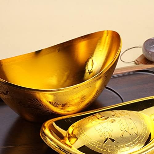 12 יחידות יואן באו זהב מטיל סיני חדש שנה סוכריות תיבת שולחן העבודה פנג שואי מזל קישוט סוכריות שוקולד