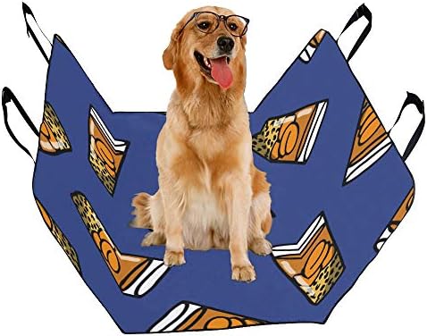 עיצוב מותאם אישית כיסוי מושב כלב הדפסת פרחים בסגנון רומנטי כיסויי מושב לרכב לכלבים עמיד למים לא