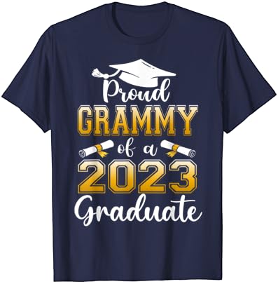 גראמי גאה של כיתה של חולצת טריקו בוגרת בוגר 2023