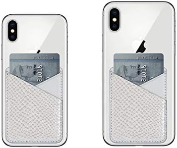 LUVI טלפון ארנק מחזיק כרטיסי מדבקה לטלפון מחזיק כרטיס אשראי מארז לגב שרוולי כיס טלפון מדביקים על ארנק