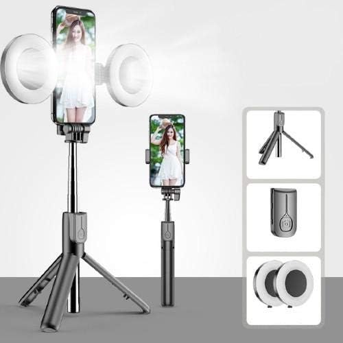 עמדת גלי קופסאות ותואמת תואם ל- Energizer E11 - Selfiepod Tranglight, Selfie Stick Arm Arming עם אור