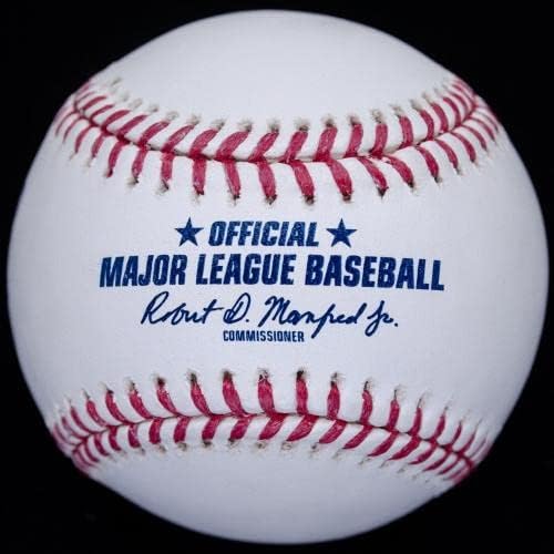 רנדי ג'ונסון HOF 15 חתום חתימה על חתימה HOF בייסבול MLB וקנאים - כדורי חתימה