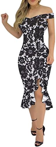 שמלה באורך הברך של אילוגו לנשים שרוול קצר צווארון צווארון צורה טלאים צבע גוף גוף מסיבה סגנון עסקי שמלת