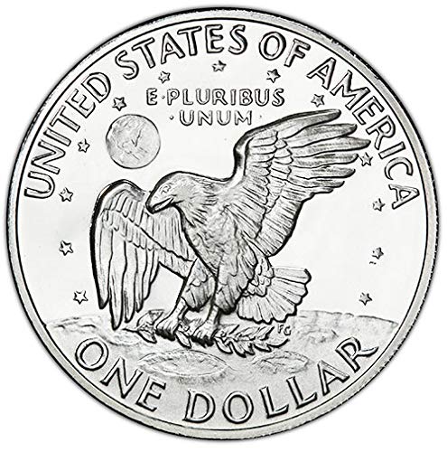 1972 הוכחת כסף אייזנהאואר הבחירה בדולר לא מחולק מנטה ארהב