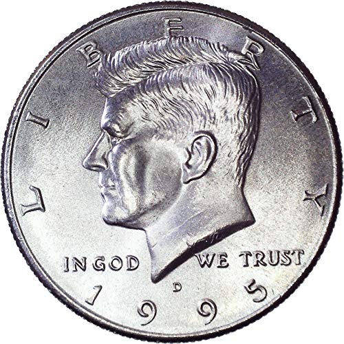 1995 D Kennedy Half Dollar 50c Choice Gem Gem Brilliant Uncirulated