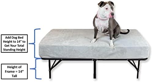 מזרן מיטת כלבים מאריך למיטות תאומות - מיטת כלבים מוגבהת/מורמת להתאמה אישית - אפשרויות גובה וצבע מרובות