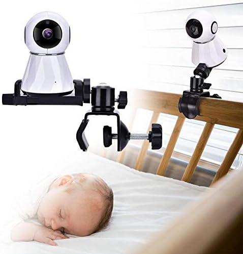 תושבת מצלמת תינוק קניטה, מחזיק ומדף אוניברסלי מתכוונן לתינוק מתכוונן 360 מעלות, מתאים לרוב צגי התינוקות