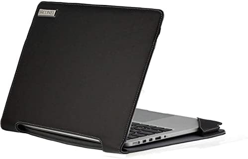 Broonel - סדרת פרופילים - מארז מחשב נייד עור שחור תואם למחשב נייד Acer Aspire Vero AV15-51 15.6 אינץ