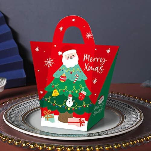 קופסאות קנדי ​​מתנה של קאבילוק 12 יח 'קופסת ממתקים לחג המולד שמח חג המולד טובות ומתנות קופסאות קופסאות