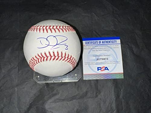 דייוויד רוס החתום על בייסבול בייסבול של שיקגו קאבס סקיפר PSA/DNA - כדורי חתימה