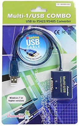 בסיס System - מיוצר בקוריאה - USB ל- 1port R422 RS485 כבל סידורי USB, USB 2.0, DB9 זכר, כבל 1.96ft תפס