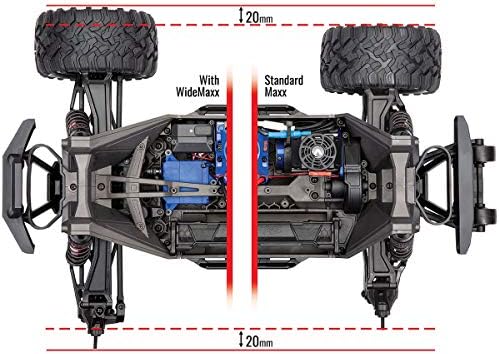 Traxxas שחור Widemaxx ערכת המתלים TRA8995