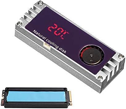 מחברים M.2 NVME PCIE SSD חום קירור חום עם טמפרטורה מסך OLED תצוגה דיגיטלית רפידות תרמיות M.2 קירור חום