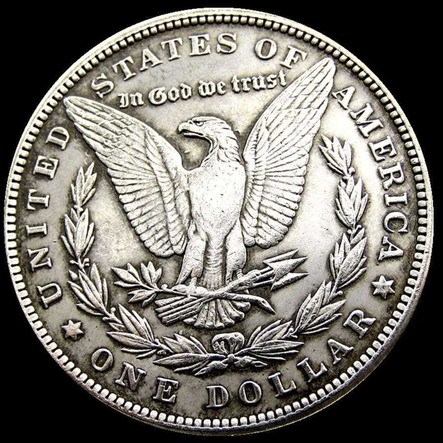 מטבע סילבר דולרי סילבר ארהב מורגן דולר עותק זר מטבע זיכרון מס '27