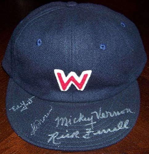 ריק פרל מיקי ורנון אד יוסט IRV נורן חתם כובע בייסבול כובע JSA COA! - כובעי חתימה