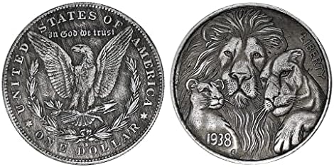מלך האריות סימבה מטבעות נודדות 19.38 מיליון מדליות חיה קינג סרטים עתיקים של דולרי כסף חיה מטבעות מובלטות