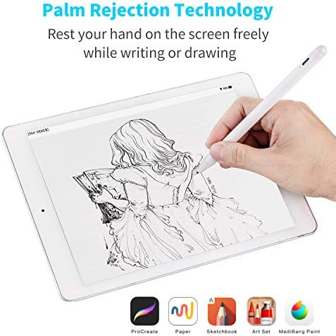 עיפרון חרט 6/חמישי של iPad Mini 6/5, פילוס פעיל דחיית דקל דקיל דקל