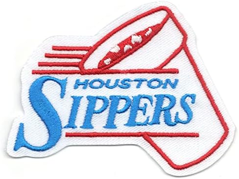 יוסטון סיפרס טלאי כדורסל פארודיה לוגו ברזל על רקום