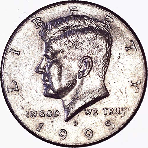 1995 ד קנדי ​​חצי דולר 50c בסדר מאוד