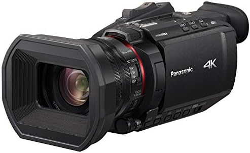 Panasonic X1500 4K מצלמת וידיאו מקצועית עם זום אופטי 24X, WiFi HD Live Streaming, HC-X1500