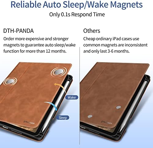 DTH-Panda iPad Mini 6 Case 2021 8.3 אינץ 'מקרים של דור שישי מיני, עם מחזיק עט פוליו עור PU עמדת כיסוי