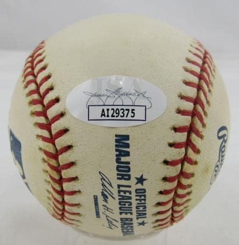רג'י ג'קסון חתמה על חתימה אוטומטית רולינגס בייסבול JSA AI29375 - כדורי בייסבול חתימה