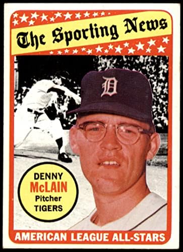 1969 Topps 433 All-Star Denny Mclain Detroit Tiger