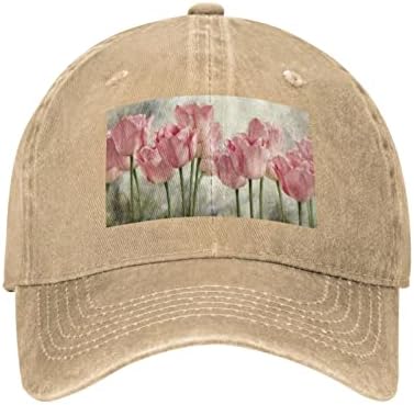 כובע ג'ינס רחיץ כובע בייסבול של כובע בייסבול של צבע מרחואנה לגברים ונשים עם רצועת רצועת ראש מתכווננת,