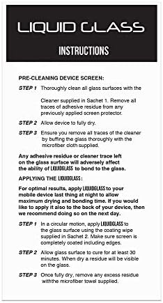 מגן מסך זכוכית נוזלי עם הגנת מסך של 350 דולר לכל הטאבלטים והשעונים הסמארטפונים-התאמה אוניברסלית