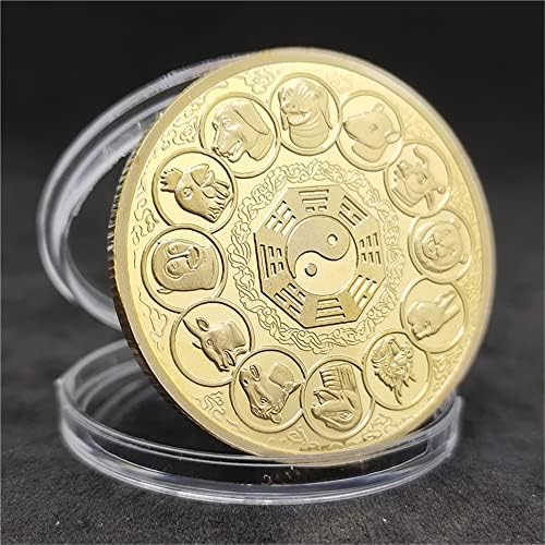דרקון סיני טוטם מטבעות זהב