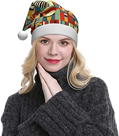 צבעי מים היתוך סנטה כובע למבוגרים, גדול חג המולד כובע נוח חג המולד ליל כל הקדושים תלבושות